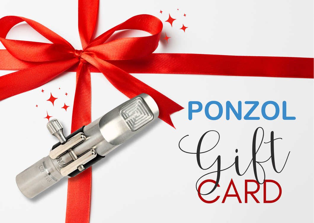 Gift Card- Peter Ponzol Mouthpieces - Ponzol Mouthpieces