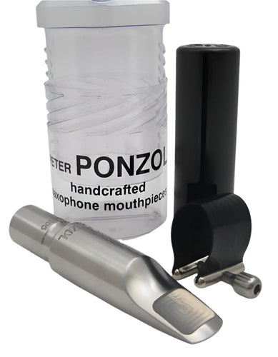 Ponzol M2 Stainless Steel Tenor Saxophone Mouthpiece - Ponzol Mouthpieces