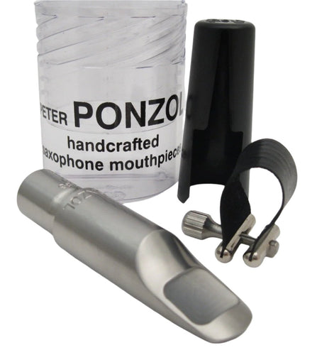 Ponzol Stainless Steel Alto Saxophone Mouthpiece - Ponzol Mouthpieces