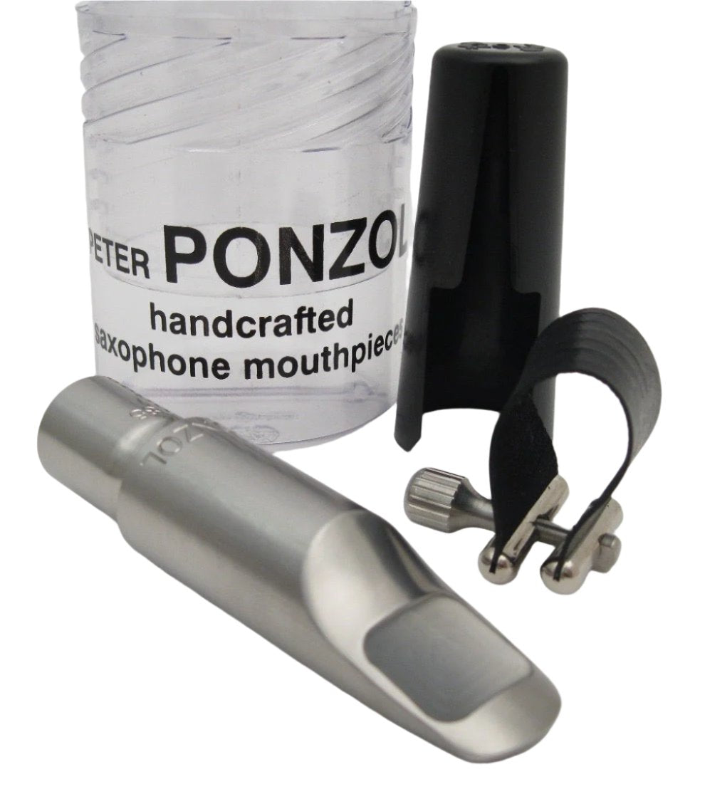 Ponzol Stainless Steel Alto Saxophone Mouthpiece