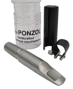 Ponzol Stainless Steel Baritone Saxophone Mouthpiece - Ponzol Mouthpieces